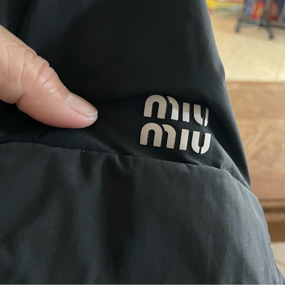 Miu miu Technical cropped Black Women's Jacket size 36 - Picture 3 of 14